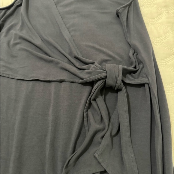 J. Jill Wearever Maxi tank Dress with crossover front size M. Blue-gray color - Picture 6 of 11